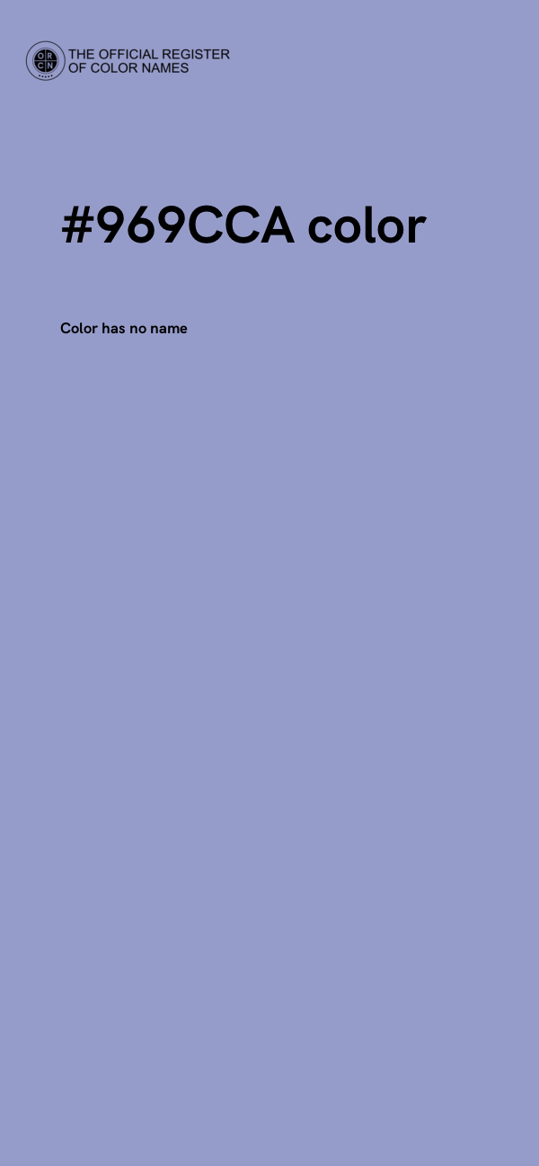 #969CCA color image
