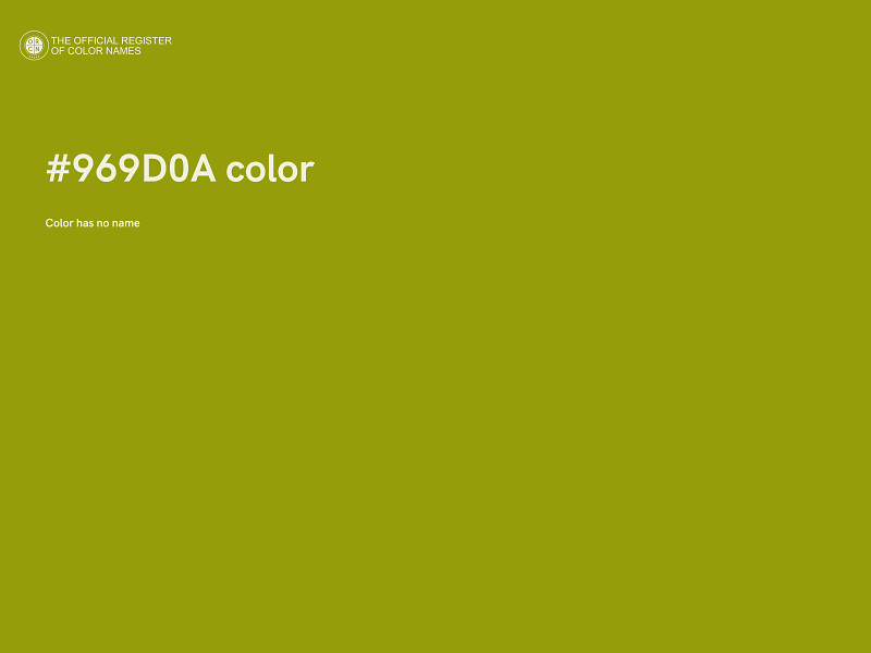 #969D0A color image