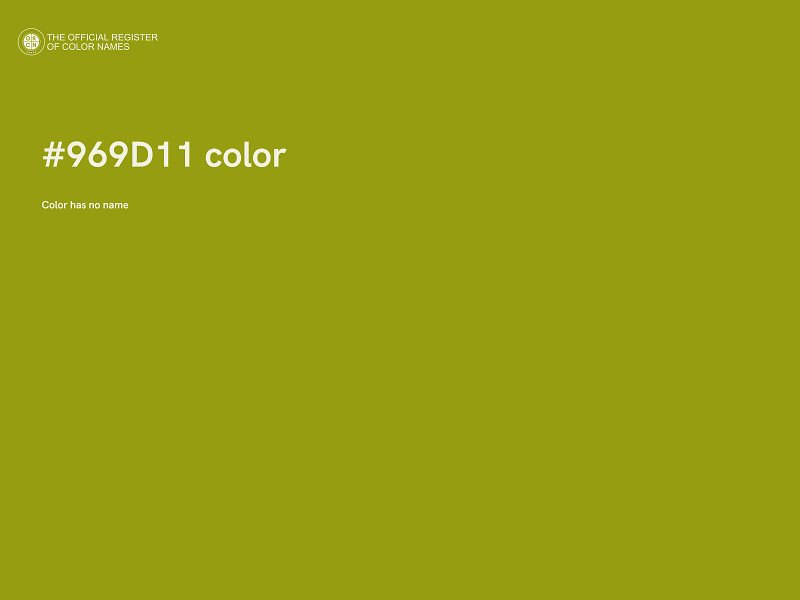#969D11 color image