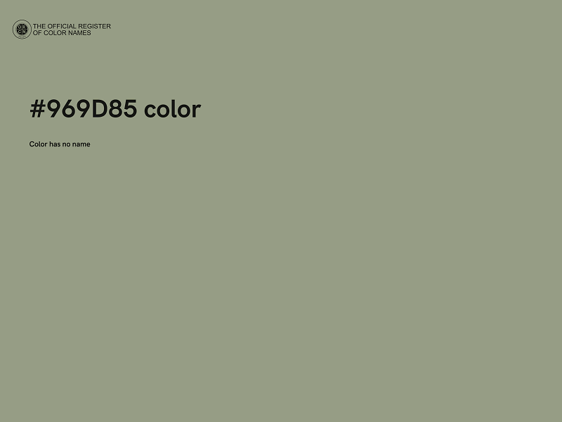 #969D85 color image