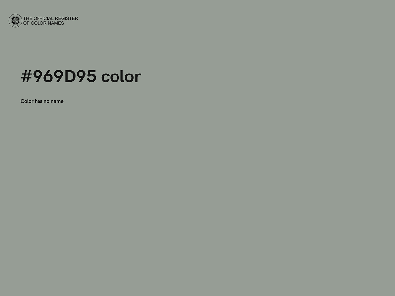 #969D95 color image