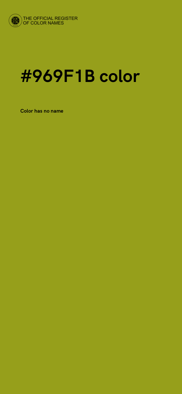 #969F1B color image
