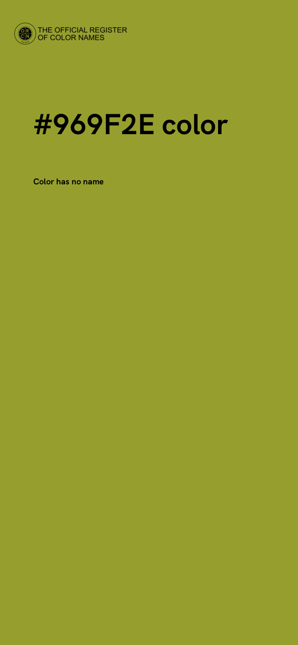 #969F2E color image