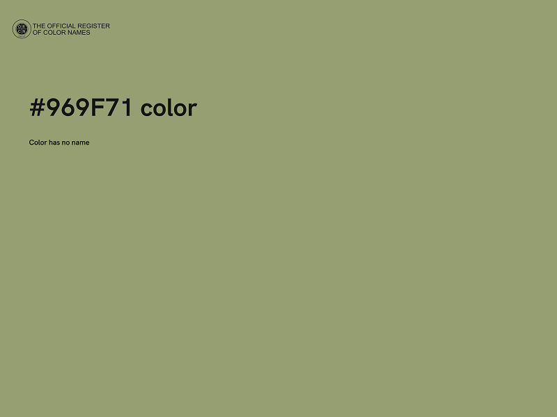 #969F71 color image