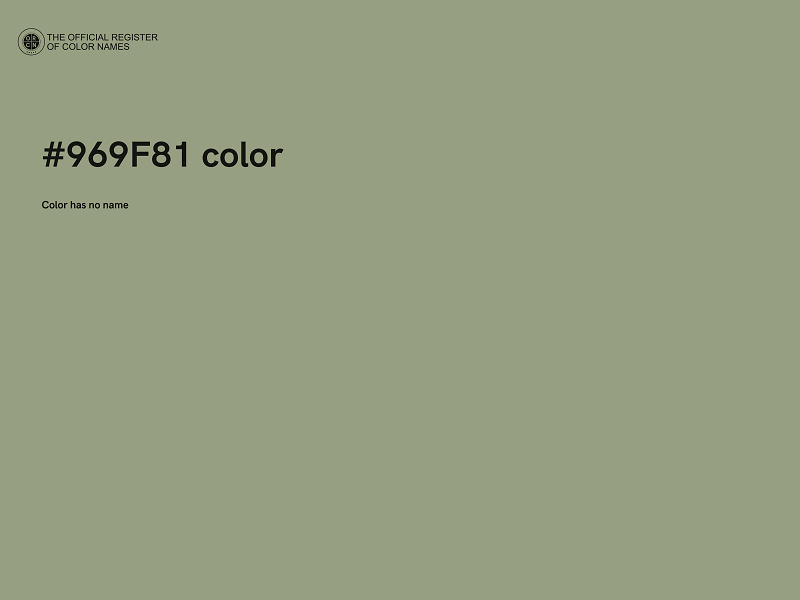 #969F81 color image