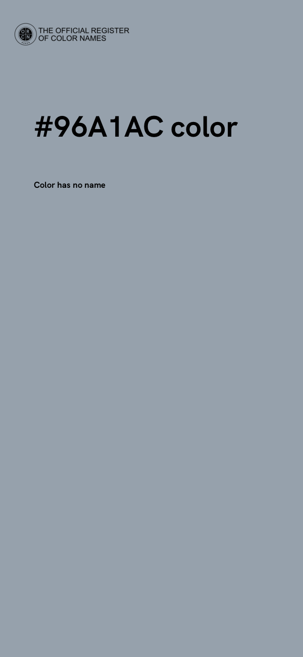 #96A1AC color image