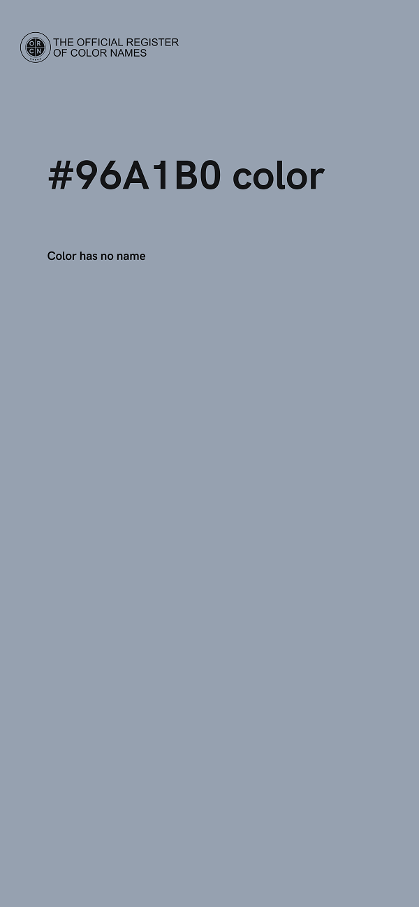 #96A1B0 color image