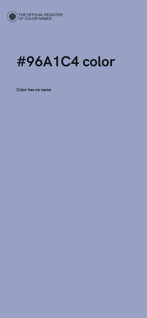 #96A1C4 color image