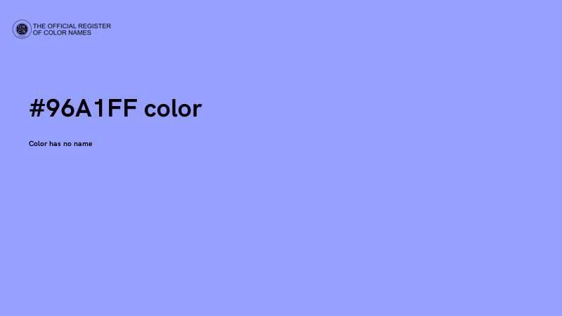 #96A1FF color image