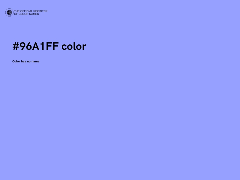 #96A1FF color image
