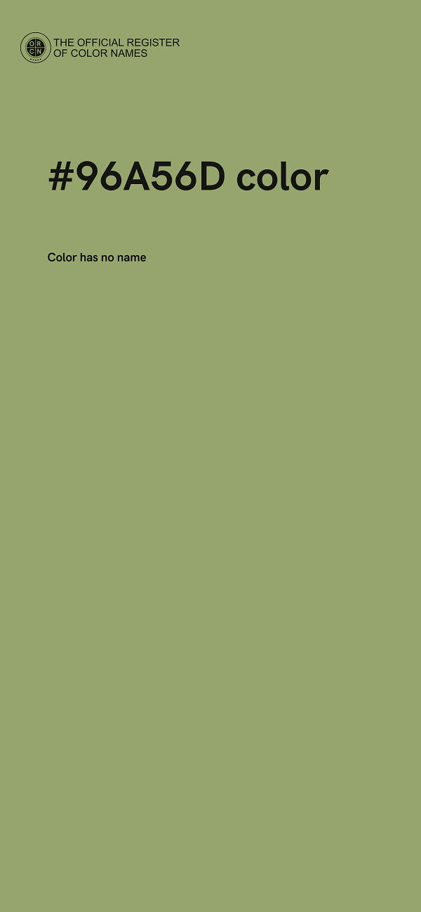 #96A56D color image