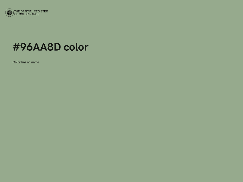 #96AA8D color image