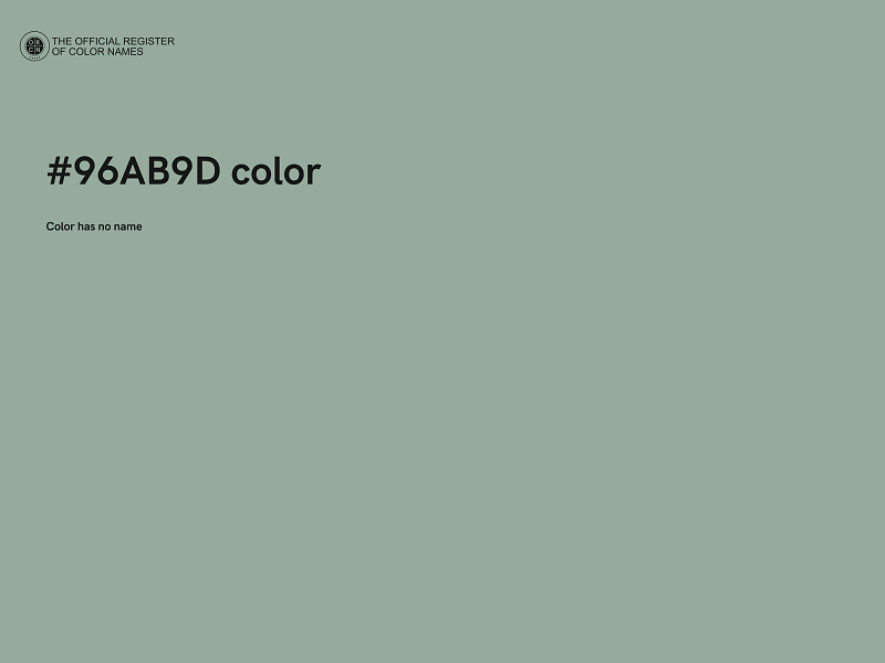 #96AB9D color image