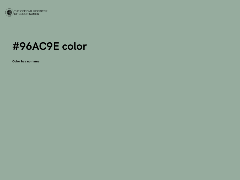 #96AC9E color image