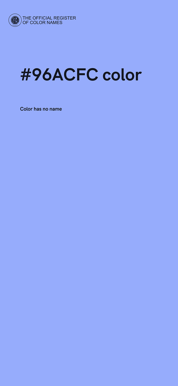 #96ACFC color image