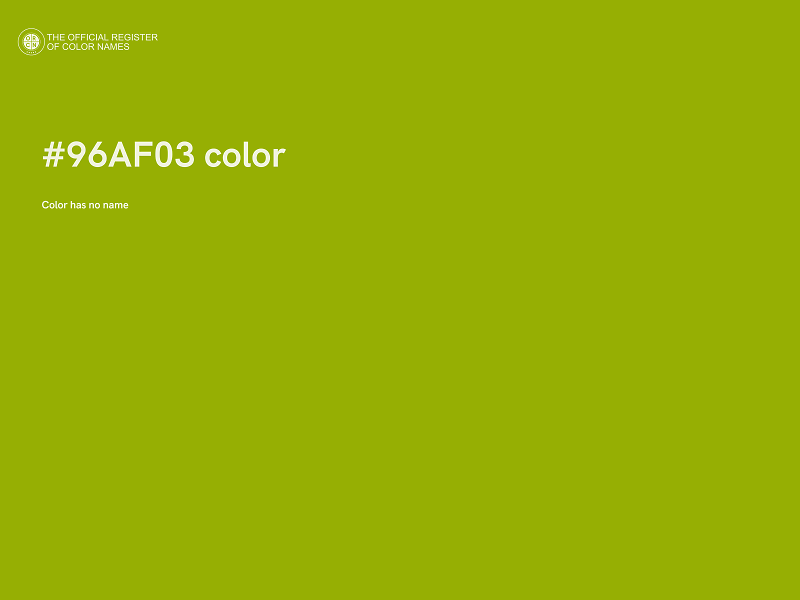 #96AF03 color image