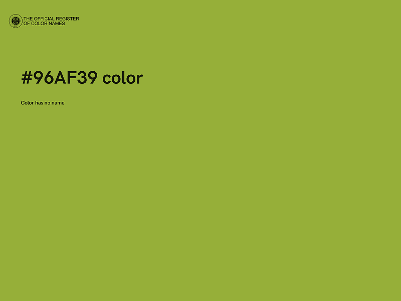 #96AF39 color image