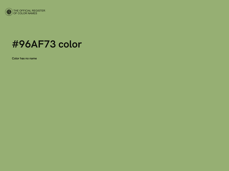 #96AF73 color image