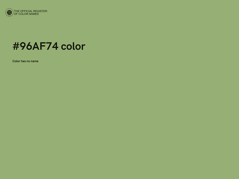 #96AF74 color image