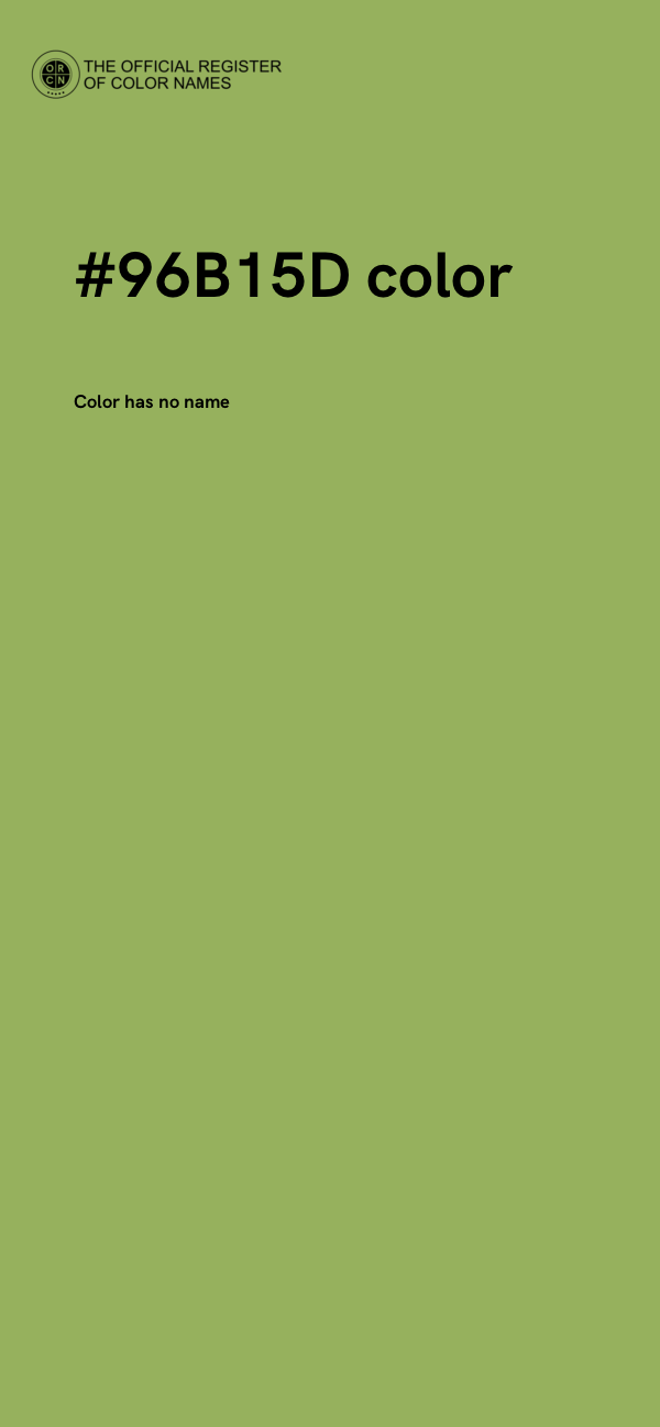 #96B15D color image
