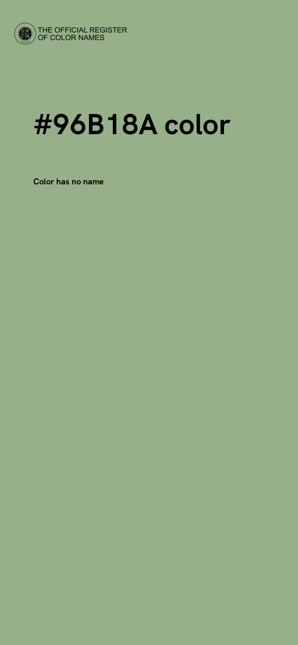 #96B18A color image