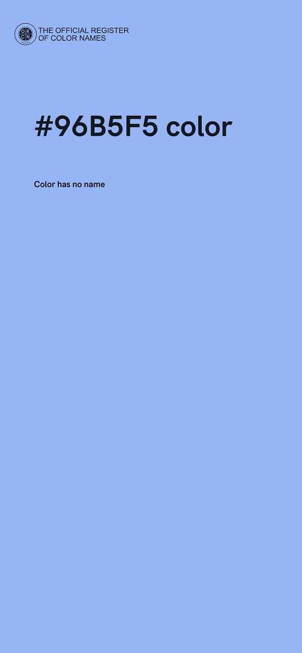 #96B5F5 color image