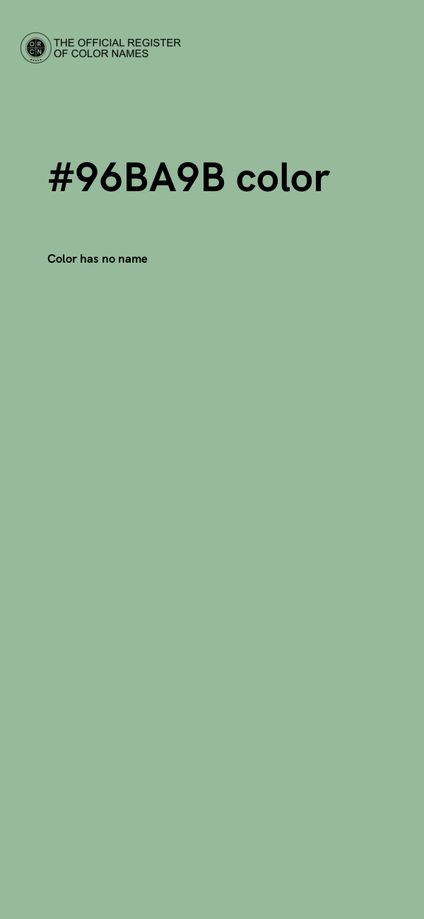 #96BA9B color image