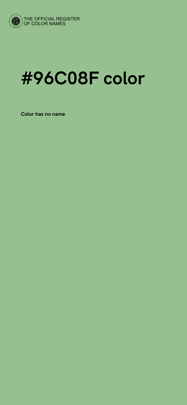 #96C08F color image