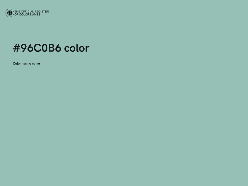 #96C0B6 color image