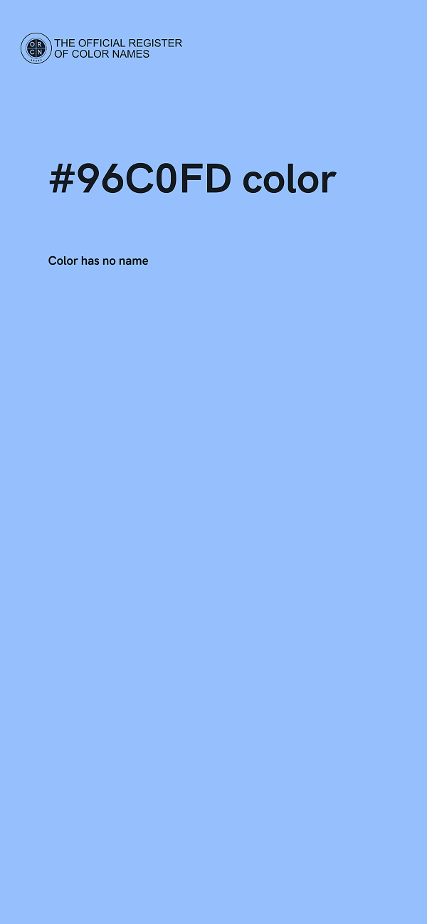 #96C0FD color image