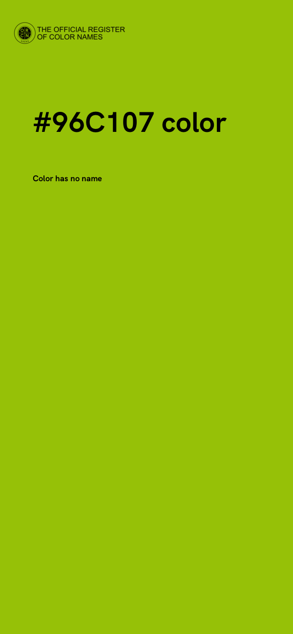 #96C107 color image