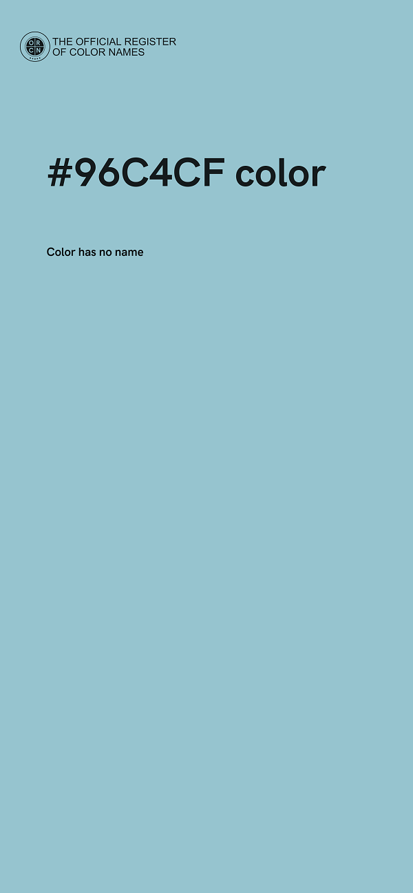 #96C4CF color image