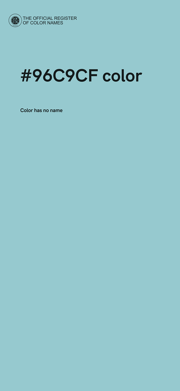 #96C9CF color image