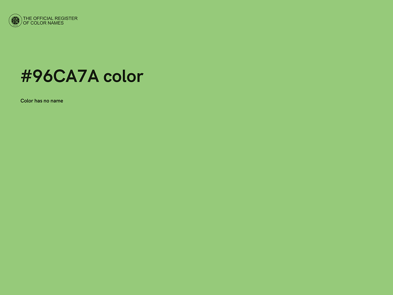 #96CA7A color image