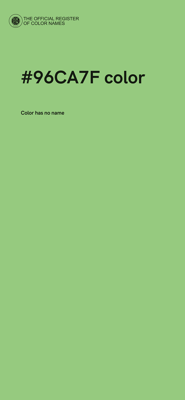 #96CA7F color image
