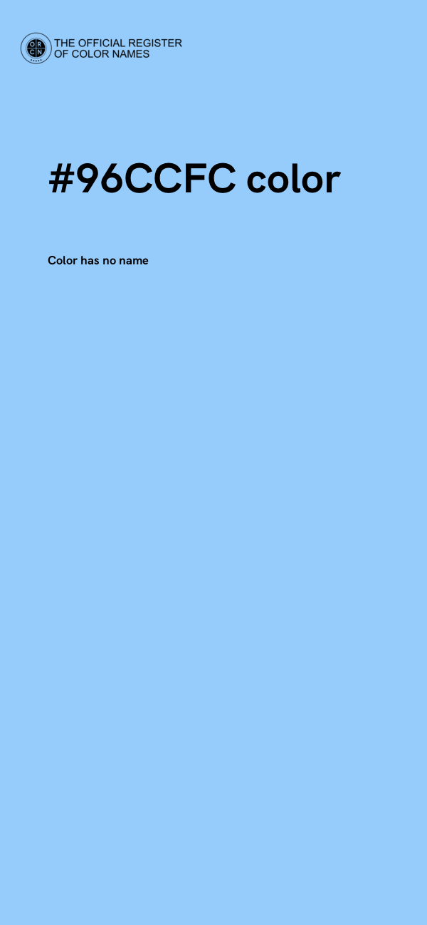 #96CCFC color image