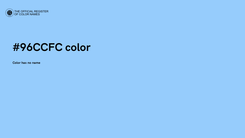 #96CCFC color image