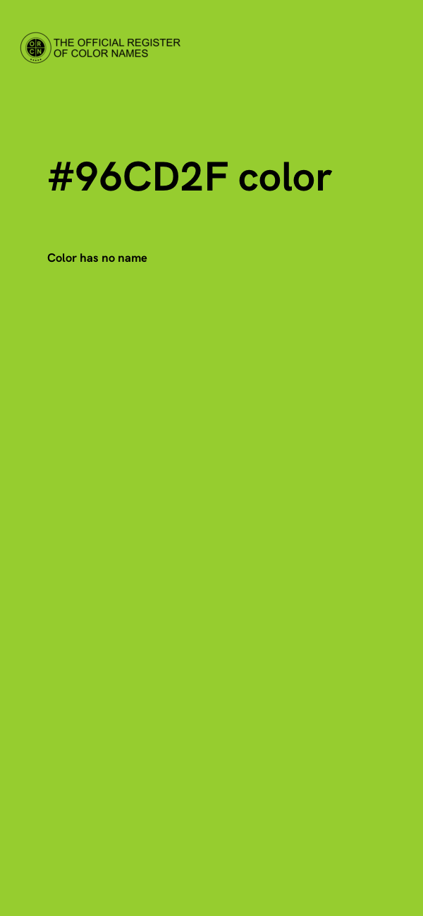 #96CD2F color image