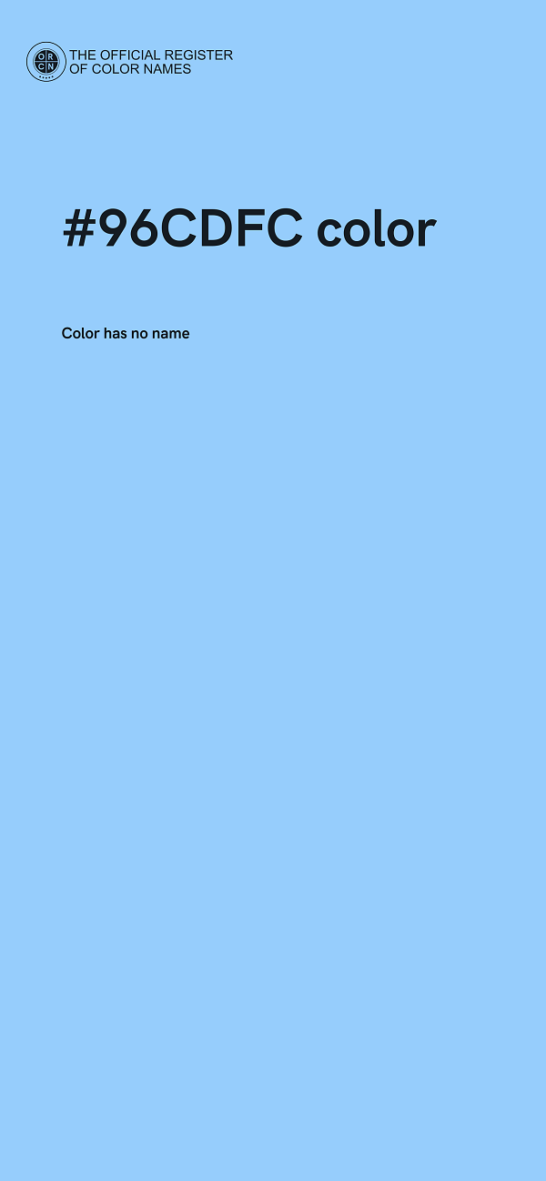 #96CDFC color image