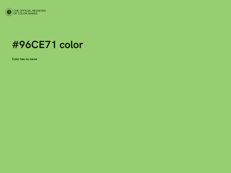 #96CE71 color image