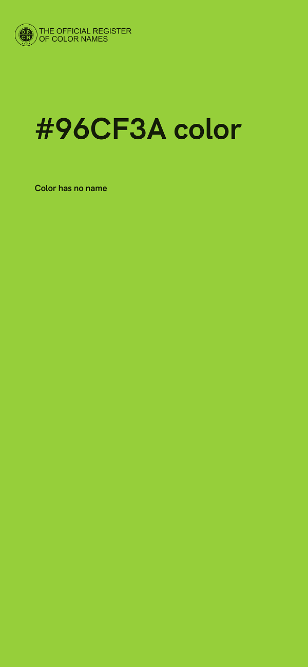 #96CF3A color image