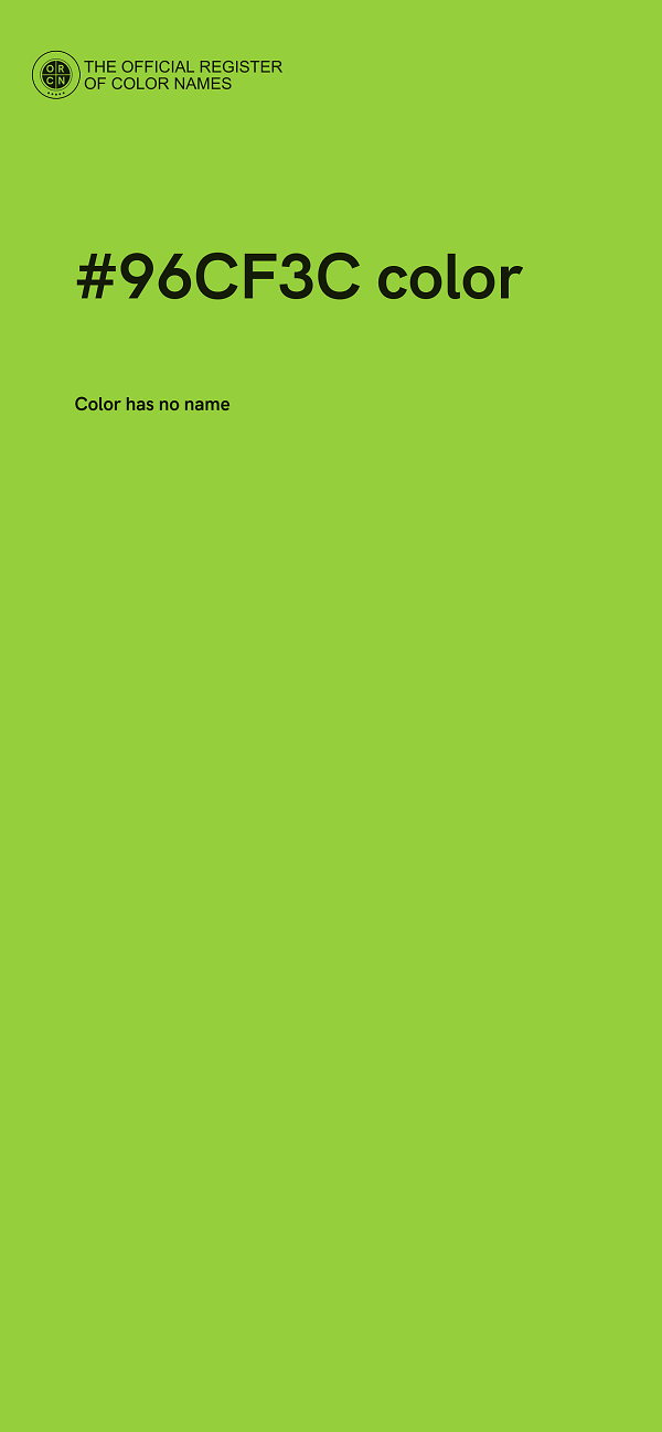 #96CF3C color image