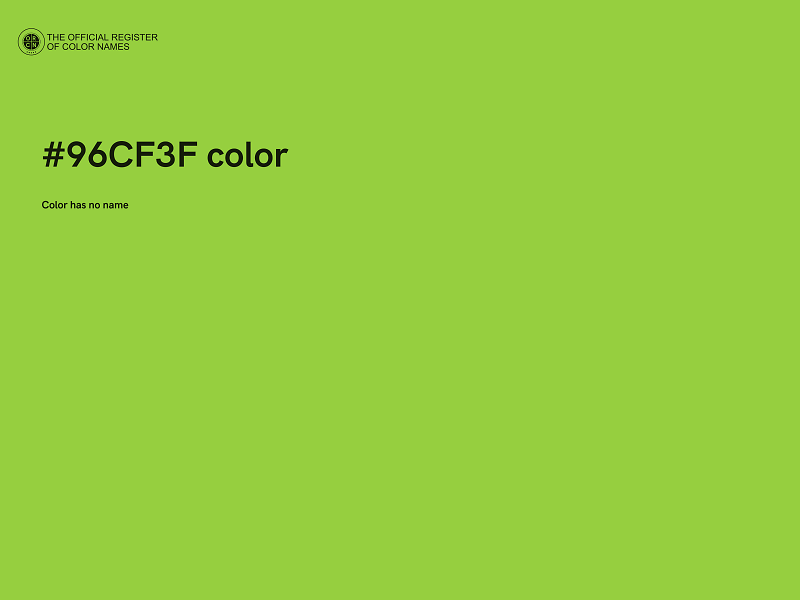 #96CF3F color image