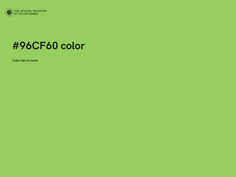 #96CF60 color image