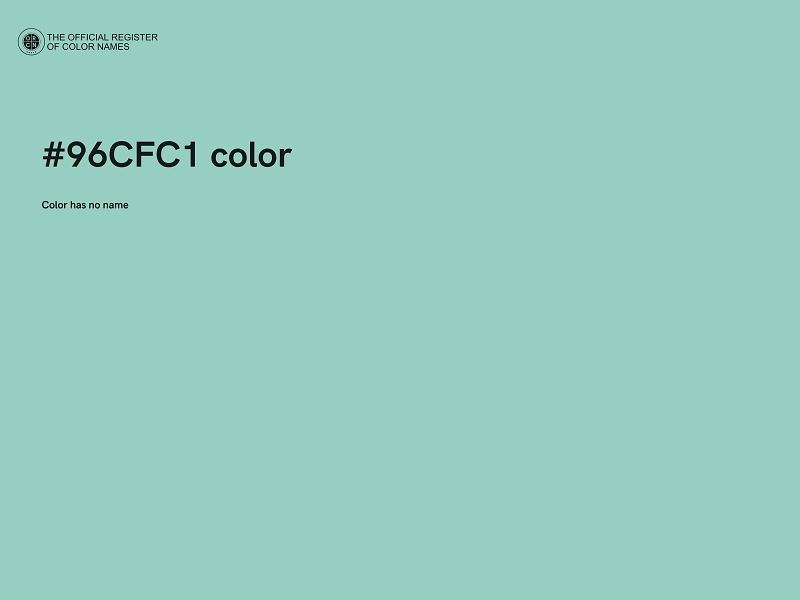 #96CFC1 color image