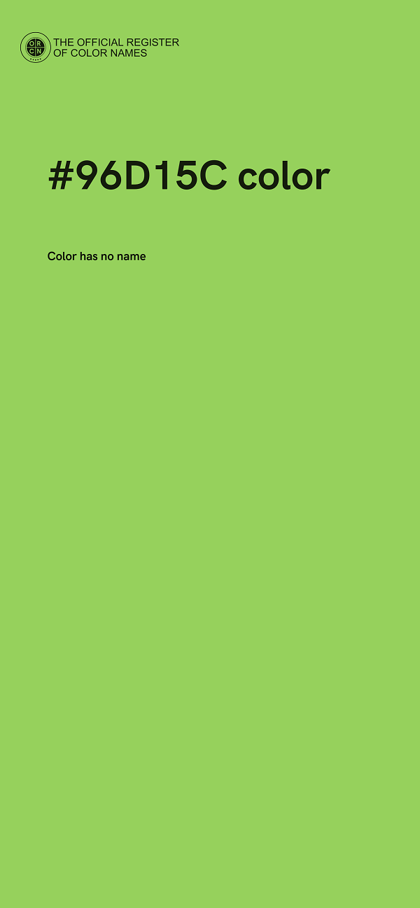 #96D15C color image