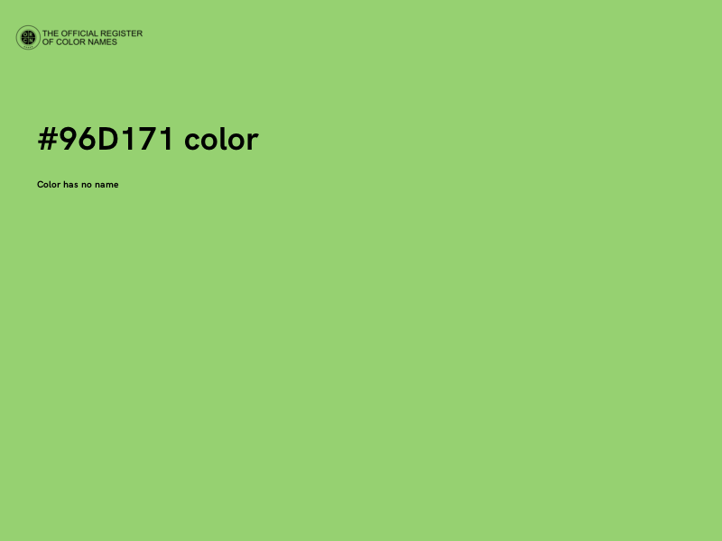 #96D171 color image