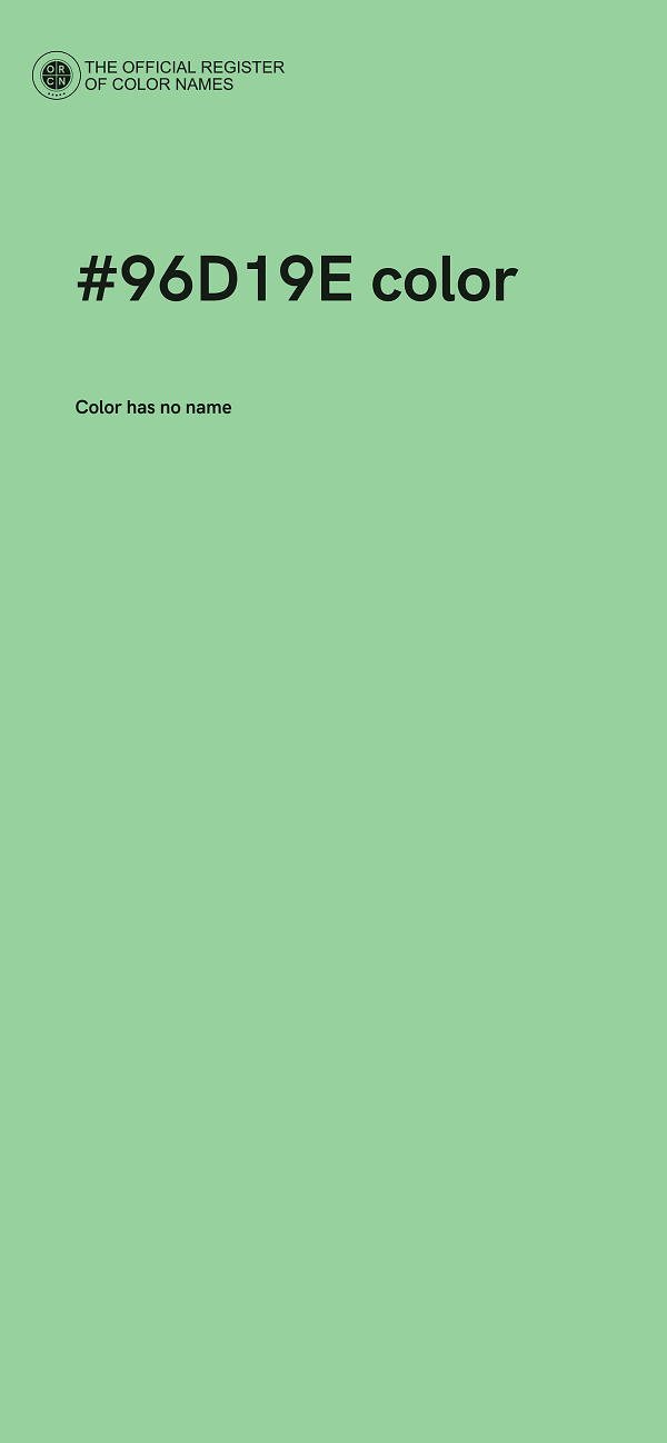 #96D19E color image