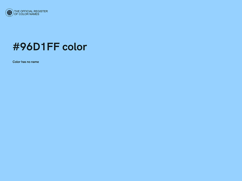 #96D1FF color image