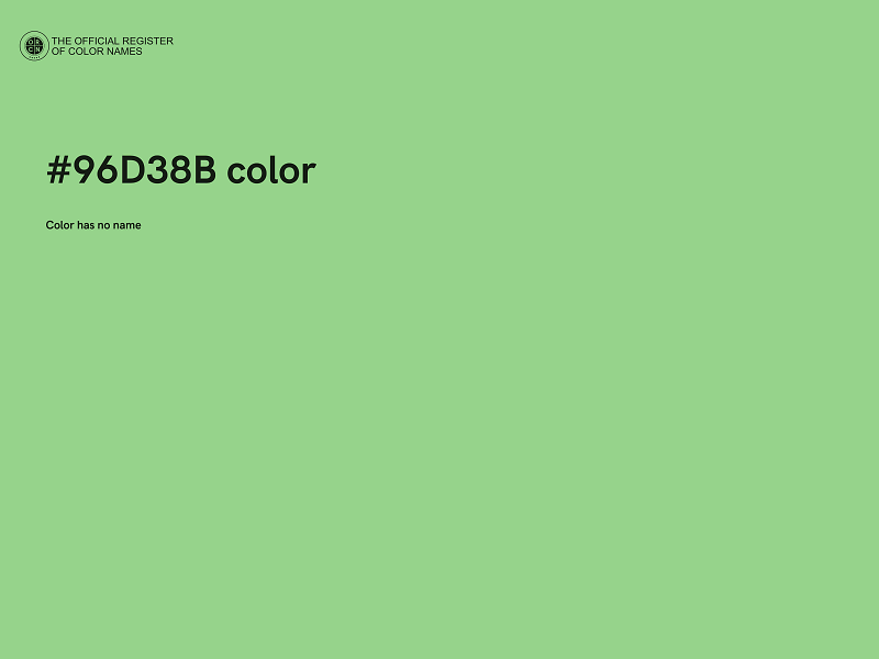 #96D38B color image